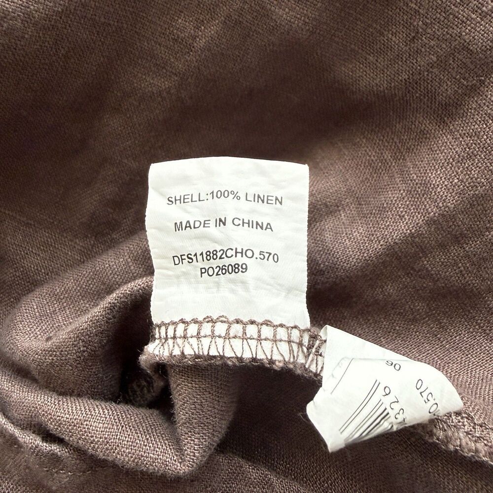 DISSH Jen Choc Maxi Dress Size 2 Brown A-Line Square Neck Strappy Coastal Resort - Picture 7 of 11